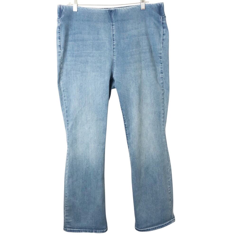 Soft Surroundings Light Blue Boot Cut Jeans